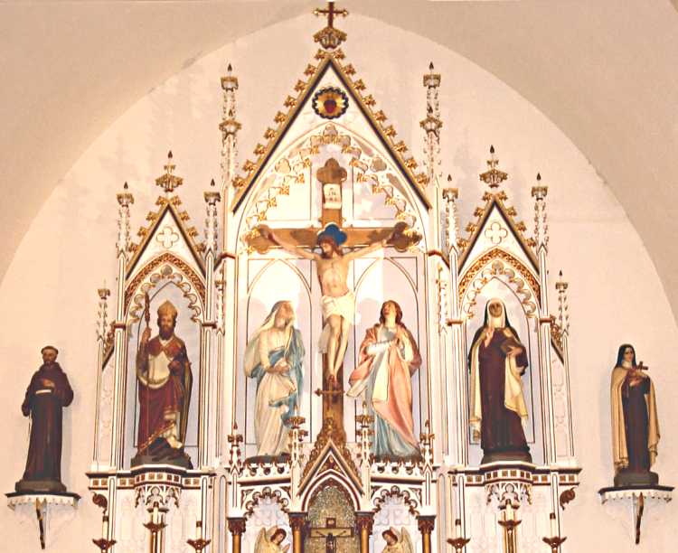 Cross with Saints