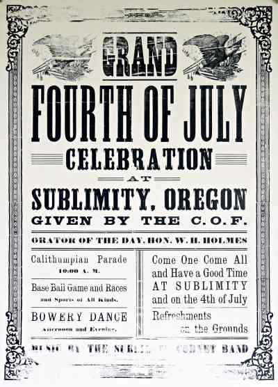 July 4 poster, 1904